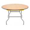 Atlas Commercial Products Titan Series™ 48" Round Wood Folding Table WFT5-48R